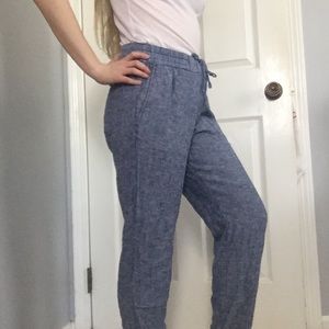 Denim looking boho pants